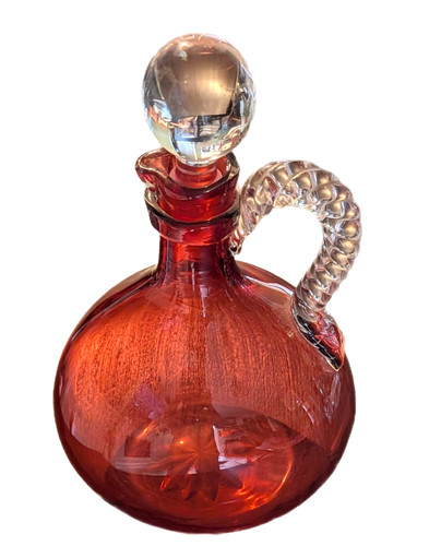 Victorian cranberry ruby glass - cranberry,