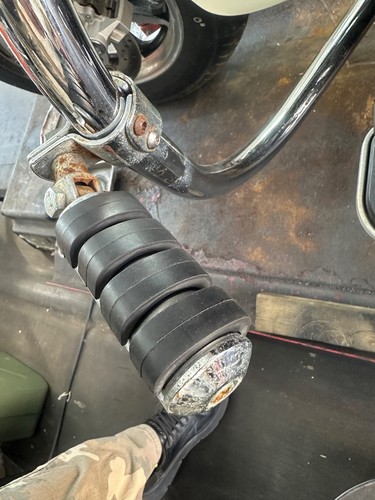 Universal motorcycle footpegs - universal,