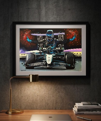 George russell 2025 art - f1, a3