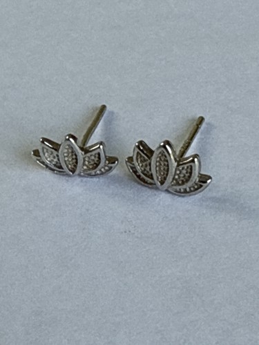 Sterling silver lotus flower - sterling,