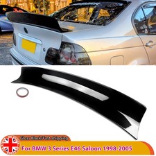 FOR BMW 3SERIES E46 4 DOOR SALOON M PERFORMANCE REAR DUCKTAIL BOOT SPOILER GLOSS