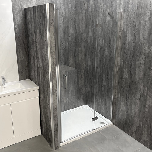 1200mm hinge and inline shower - 1200mm,