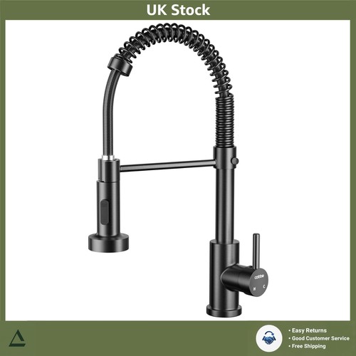 Sleek black kitchen - black,