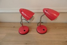 2 Bed Side Angle Poise Table Lamps