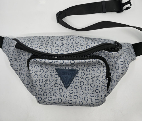 Guess logo print fanny pack - print,