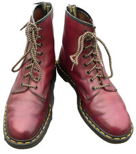 Dr Martens 1460 oxblood red leather boots UK 12 EU 47 Made in England