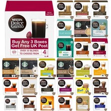 NESCAFE DOLCE GUSTO COFFEE PODS - BUY ANY 3  BOXES & GET FREE NEXT  DAY POST