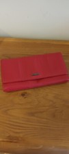 Visconti Purse Wallet Leather Red BNWOT