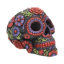 Sugar Blooms Skull Gothic Floral Day of the Dead Nemesis Now Rose Skull 13cm