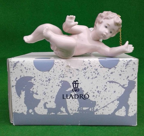 Lladro surprised cherub - -,