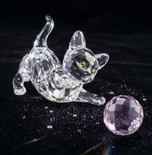 SWAROVSKI KITTEN STANDING WITH