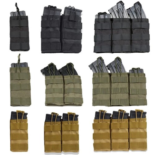 Tactical molle magazine pouch - tactical,