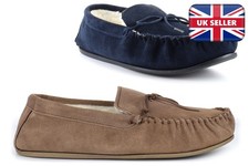 Mens Real Suede Moccasin