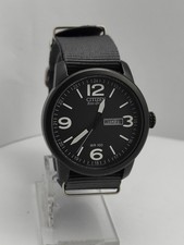 citizen eco drive mens military style watch BM8476-23E