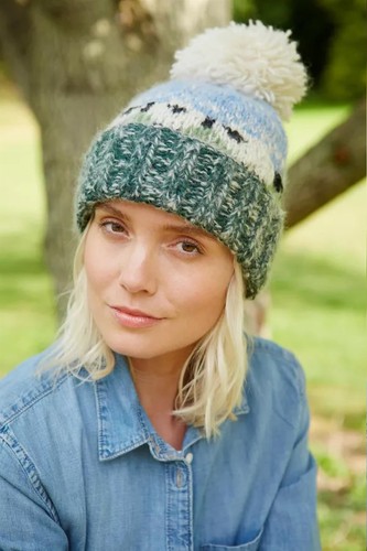 Sheep bobble hat beanie - sheep,