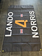 LANDO NORRIS McLAREN F1 FLAG 5' x 3'  BRAND NEW FORMULA 1 McCLAREN FLAG