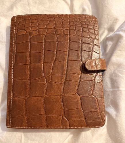 Mulberry brown croc embossed - brown, croc-embossed