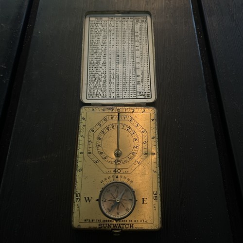 Ansonia clock sunwatch - clock, co.