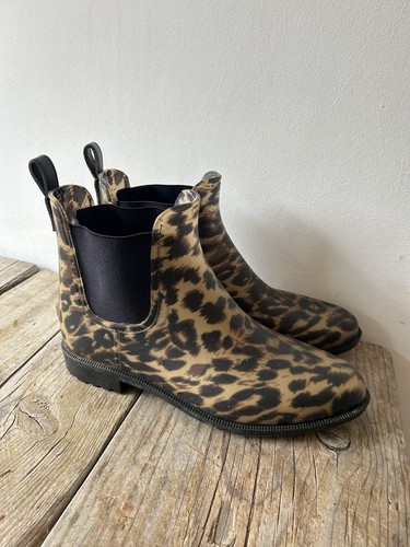 Joules leopard print chelsea - joules,
