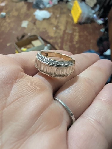 Vintage diamonique 925 ring - vintage,