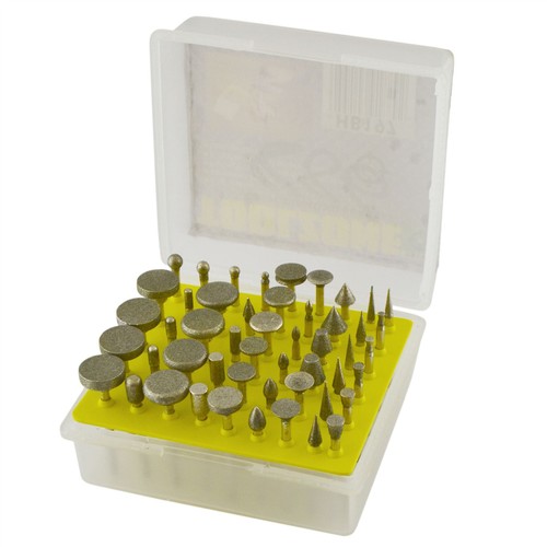 50pc diamond burr set 120 - diamond, grit