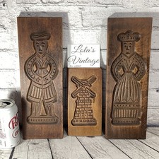 3 Man Woman Windmill Speculaas