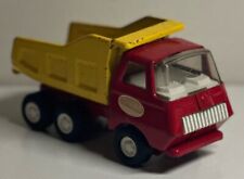 TONKA : Vintage Pressed Steel red cab yellow back Tipper dump truck 1970's c