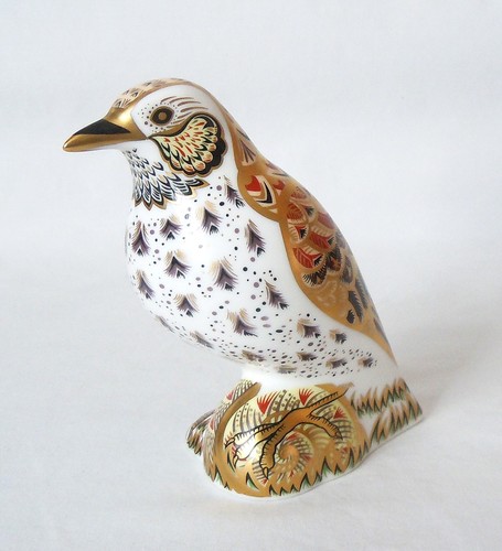 Royal crown derby song thrush - royal,