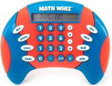 Learning Resources Math Whiz Electronic Handheld Math Game For Kids, Number Gam