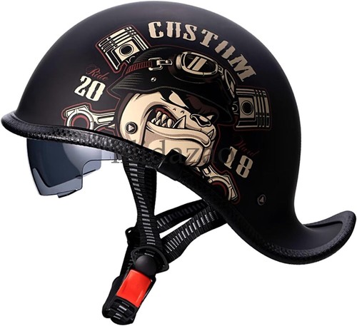 Motorcycle half helmet with - motorcycle,