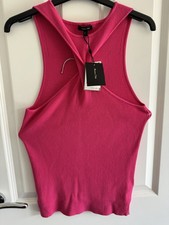 Massimo Dutti Hot Pink Knitted