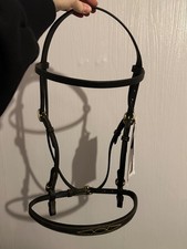 Leather inhand show bridle
