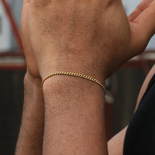 Mens silver cuff - silver,