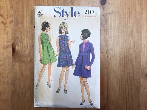 Vintage 1960s mini dress - vintage,