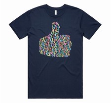 Number Thumbs Up T-shirt Tee Kids Children's Kids Tee Top Number Maths Day Boys
