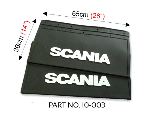 Scania truck lorry - pair, rubber