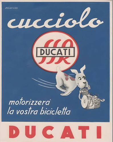 Vintage ducati cucciolo 1925 - vintage,