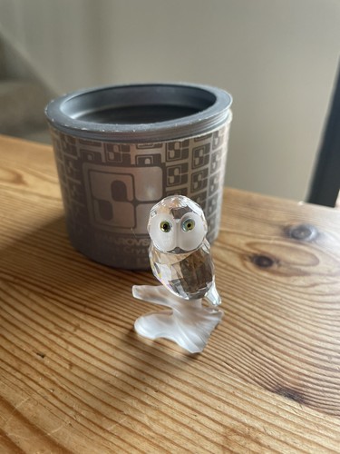 Swarovski crystal owl - owl, on