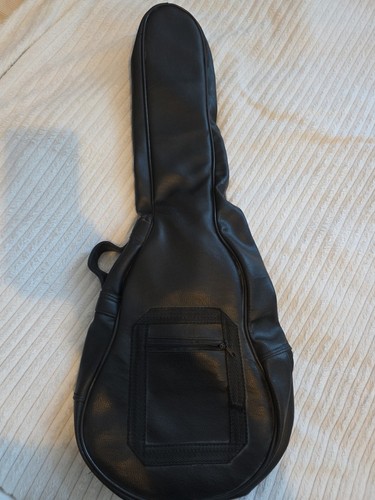 Leather guitar case