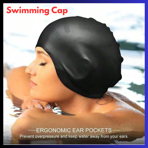 Silicone swimming cap - cap, with