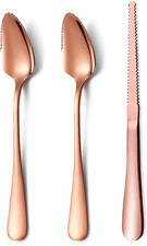 Rose Gold Grapefruit Spoons 3