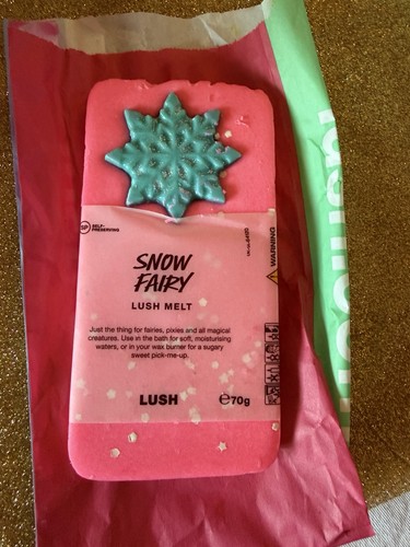 Lush snow fairy - wax, bath