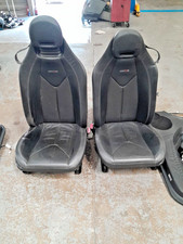 2007 MERCEDES R171 SLK 350 EDITION BLACK LEATHER INTERIOR SEATS DOOR CARDS OEM