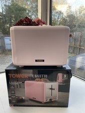 NEW UNUSED Tower Cavaletto 2-Slice Toaster Pink/Rose Gold - DENT/MARKS