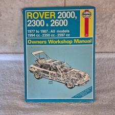 Haynes manual Rover  2000,2300