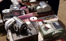 PHOTO  (3) LONDON TRANSPORT  Setright, Almex A, TIM and an Omnip TICKET MACHINE.