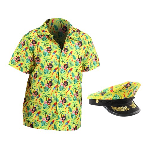 Hawaiian shirt and hat - hawaiian,