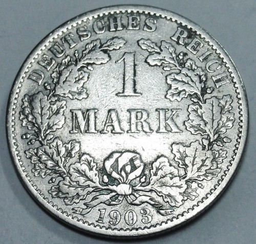 German empire mark silver - empire, 1