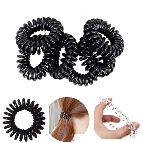 Spiral hair bands elastic - spiral,