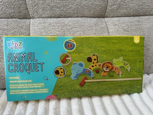 Wooden animal croquet golf - wooden,